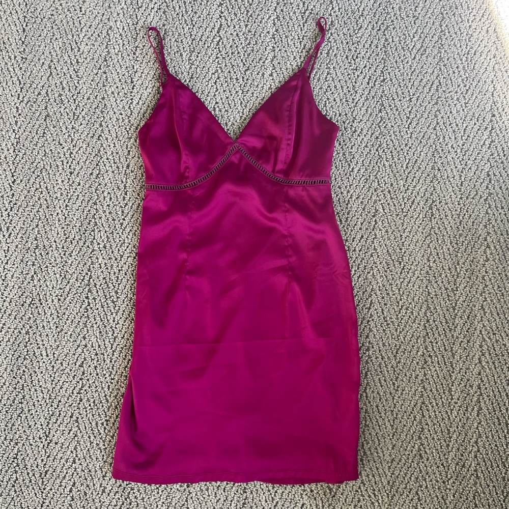 Satin Pink dress